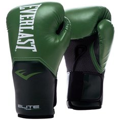 Боксерские перчатки Everlast Elite ProStyle зеленый 10 oz