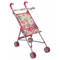Прогулочная коляска Buggy Boom Mixy 8003 белый/сердечки