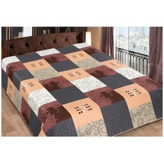 Покрывало Marianna Elegant №15-013, 180 х 220 см, коричневый/бежевый