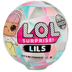 Кукла-сюрприз L.O.L. Surprise Winter Disco Lil Sisters & Lil Pets в шаре, 559672 LOL