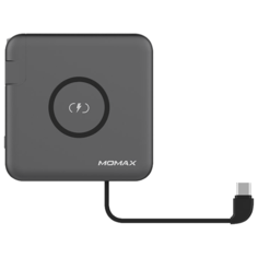 Аккумулятор MOMAX Q.Power Plug Wireless (Type-C), черный