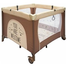 Манеж Amarobaby Walky Good Day Bear бежевый