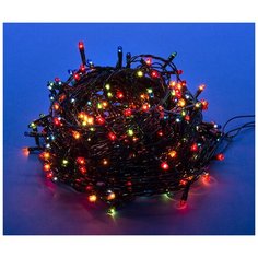 Гирлянда Uniel нить UL-00003946 (1500 см), 300 ламп, разноцветный/зеленый провод