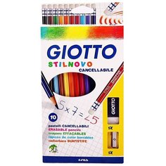 GIOTTO Цветные карандаши Stilnovo Cancellabile 10 цветов (256800)