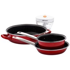 Набор посуды Delimano Легенда 5 Звезд 110045514 4 пр. красный