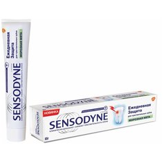 Зубная паста Sensodyne Ежедневная защита для чувствительных зубов, морозная мята, 65 г