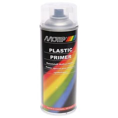 Аэрозольный грунт-праймер MOTIP Plastic Primer бесцветный 0.4 л