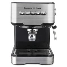 Кофеварка рожковая Zigmund & Shtain Al Caffe ZCM-850, стальной