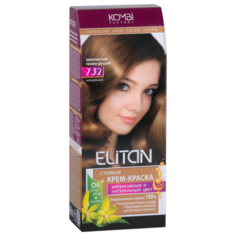 Элитан Стойкая крем-краска для волос, 7.32 золотистый тепло-русый, 100 мл
