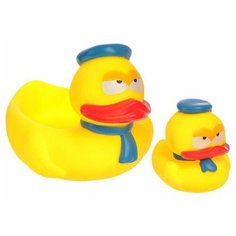 Крошка Я Набор для ванной, игрушки для ванной, игрушки для купания "Утята в шапочках"