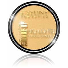 Eveline Cosmetics Art Professional Make-Up Highlighter pressed Powder рассветляющая пудра для лица и тела 55, golden