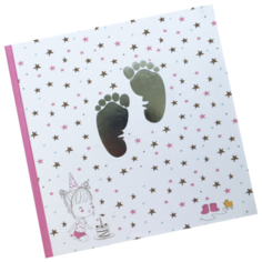 Счастье внутри/ДЕТСКИЙ АЛЬБОМ/Фотоальбом Мои первые пять лет Розовый звезды