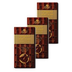 Шоколад пористый горький - элитный Спартак, 75 гр.* 3 шт.
