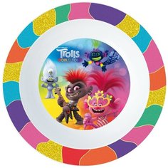 Миска пластиковая (для СВЧ). Тролли 2. Мировое турне Stor