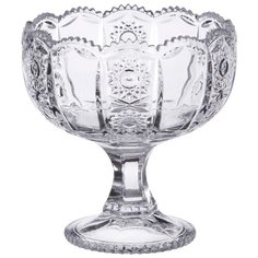 Конфетница на ножке 13 см Lefard muza crystal(195-121)