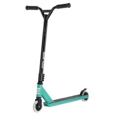 Самокат трюковый City-Ride, двухколесный, детский, подростковый, для выполнения трюков, городской, колеса PU, пластик диск, 100 мм, цвет Бирюзовый.