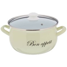 Кастрюля Интерос Лайм, 3.1 л, светло-зеленый