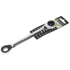 Ключ накидной 14х17мм трещоточный с держателем ЭВРИКА