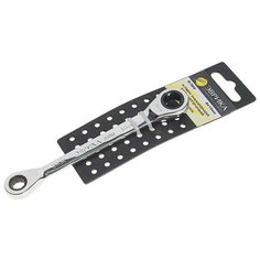 Ключ накидной 8х10мм трещоточный с держателем ЭВРИКА