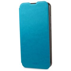 Чехол горизонтальная книжка подставка на силиконовой основе для Huawei P Smart (2019)/Honor 10 Lite голубой 100gadgets