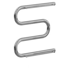 Nika Полотенцесушитель водяной из нержавеющей стали М1 60/60 см М-образный с полкой, Россия