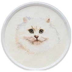 Набор для вышивания Белый персидский кот, канва лён 32 ct THEA GOUVERNEUR 1045