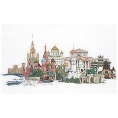 Набор для вышивания Москва, канва лён 36 ct 79 х 50 см THEA GOUVERNEUR 510