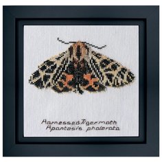 Набор для вышивания Тигровый мотылёк, канва лён 32 ct 21 х 21 см THEA GOUVERNEUR 569