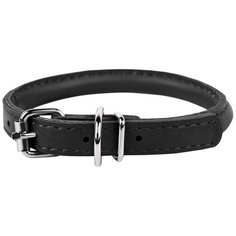 Ошейник COLLAR Glamour круглый 10мм 3505, обхват шеи 33-41 см черный