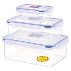 Xeonic Набор контейнеров 810115, синий/прозрачный
