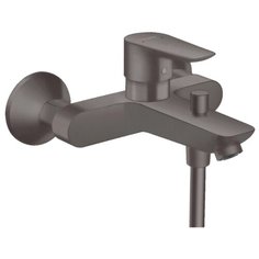 Смеситель для ванны, однорычажный, шлифованный черный, Hansgrohe Talis E 71740340