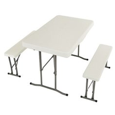 Набор: стол, 2 скамьи 113 Green Glade