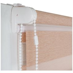 Рулонная штора OLEXDECO «Мини День-ночь» Саванна/Шампань (37 х 160)