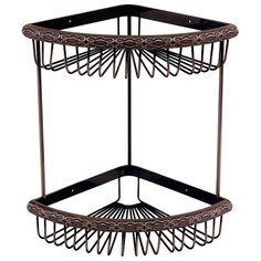 Полка корзина Lemark Jasmine LM6682ORB Черная бронза