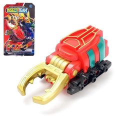 Робот-трансформер "Жук", красный, инерция 5351607 Сима ленд