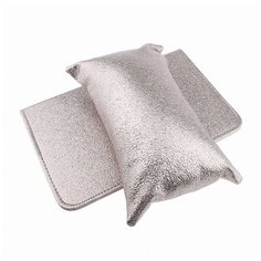 Подушка и коврик (складной), набор для маникюра, серебристый Elsa Professional