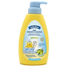 BabyLine Nature Средство для купания и шампунь с оливковым маслом, 500 мл