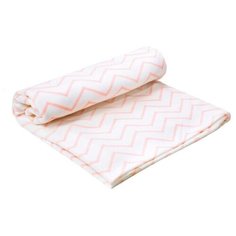 Пеленка трикотажная Amarobaby (Soft Hugs) Зигзаг розовый