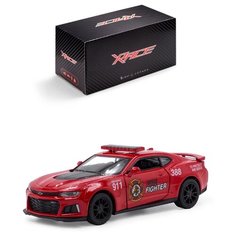 Детская инерционная металлическая машинка Serinity Toys с открывающимися дверями, модель Chevrolet Camaro , красный