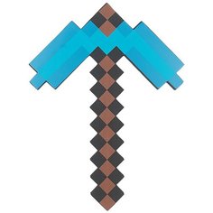 Игрушечное оружие Кирка алмазная пиксельная 45 см Mojang