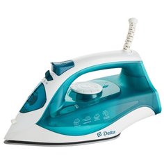 Утюг DELTA DL-756 белый/зеленый