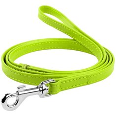 Поводок waudog glamour (ширина 25мм, длина 122см) зелёный