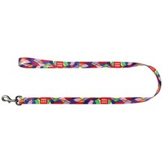 Поводок waudog nylon с рисунком витраж( ширина 10 мм, длина 122 см) новинка!