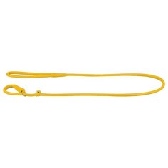 Поводок-удавка waudog glamour круглый (ширина 4 мм, длина 135см) желтый