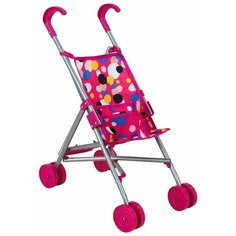 Прогулочная коляска Buggy Boom Mixy 8001 розовый/разноцветные кружки