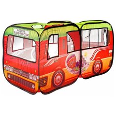 Палатка Yako Автобус Москва-Владивосток M7046, красный/зеленый