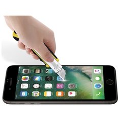 Полноэкранное защитное стекло для телефона Apple iPhone 6 и iPhone 6S / Ударопрочное стекло на смартфон Эпл Айфон 6 и Айфон 6С / Закаленное стекло с олеофобным покрытием на весь экран / Full Glue (Черный) Activ