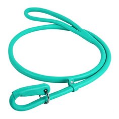 Поводок-удавка waudog glamour круглый (ширина 6мм, длина 135см) ментоловый новинка!