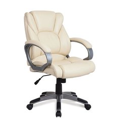 Компьютерное кресло Brabix Eldorado EX-504 для руководителя, обивка: искусственная кожа, цвет: бежевый