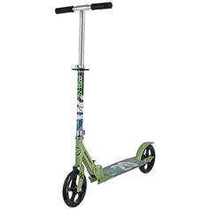 Городской самокат Novatrack Polis 200, зеленый